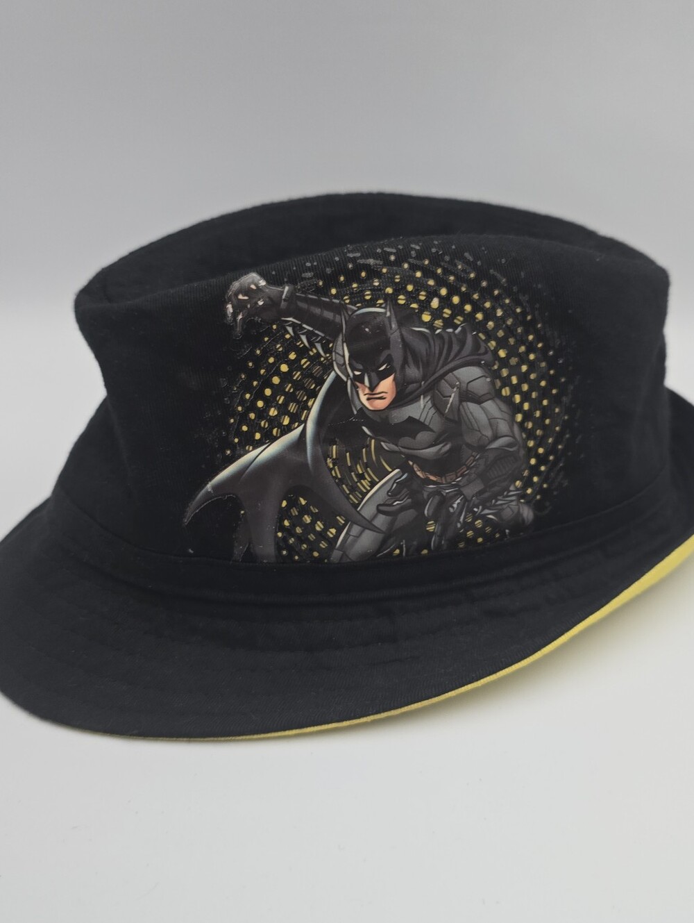 DC Comics Batman Youth Trilby Fedora Bucket Hat - Picture 5 of 10